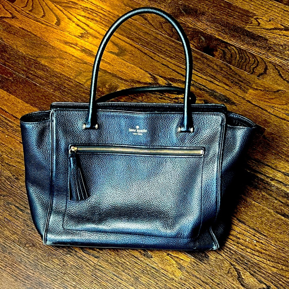Large Black Kate Spade Bag. Well loved!